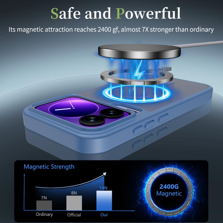 For Xiaomi 17 Pro Skin Feel TPU Hybrid PC MagSafe Phone Case