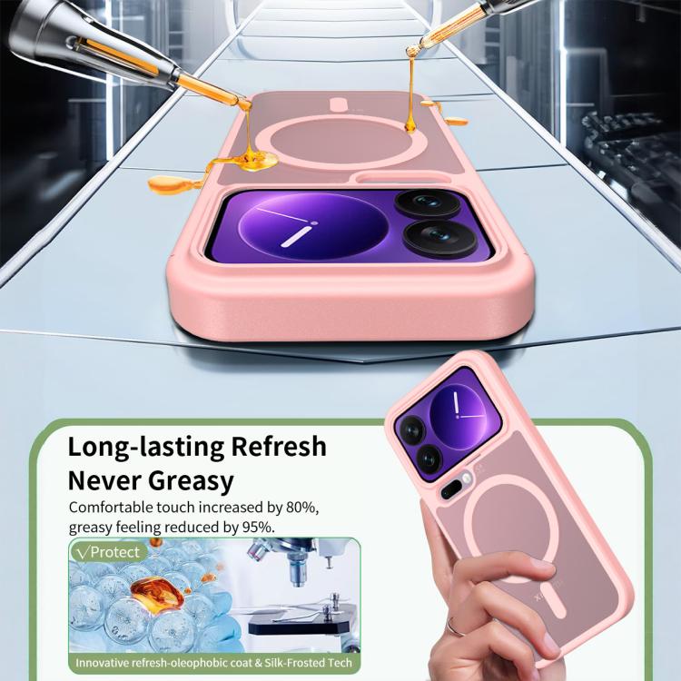 For Xiaomi 17 Pro Skin Feel TPU Hybrid PC MagSafe Phone Case