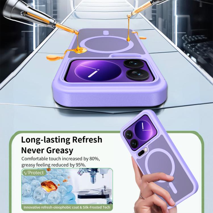 For Xiaomi 17 Pro Skin Feel TPU Hybrid PC MagSafe Phone Case