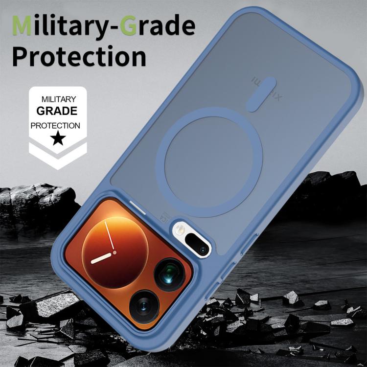 For Xiaomi 17 Pro Max Skin Feel TPU Hybrid PC MagSafe Phone Case