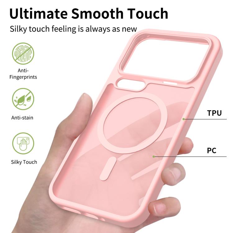 For Xiaomi 17 Pro Max Skin Feel TPU Hybrid PC MagSafe Phone Case
