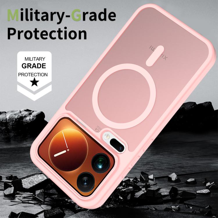 For Xiaomi 17 Pro Max Skin Feel TPU Hybrid PC MagSafe Phone Case