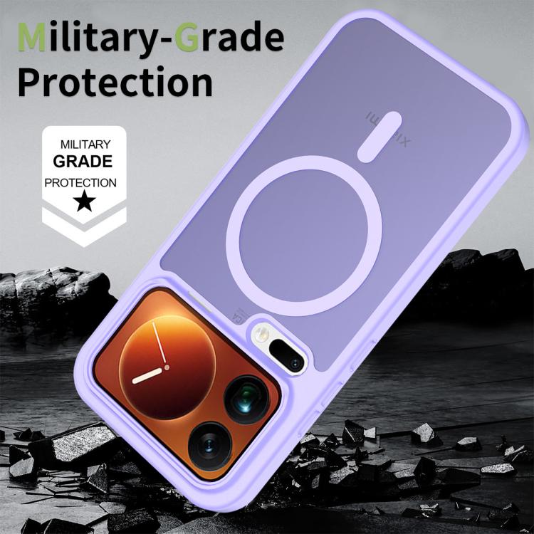 For Xiaomi 17 Pro Max Skin Feel TPU Hybrid PC MagSafe Phone Case