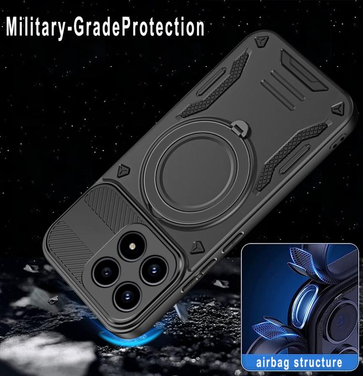 For Redmi K90 / Poco F8 Pro 5G MagSafe 2 in 1 TPU Phone Case with Rotating Holder
