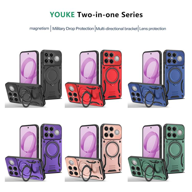 For Redmi K90 Pro Max / Poco F8 Ultra 5G MagSafe 2 in 1 TPU Phone Case with Rotating Holder