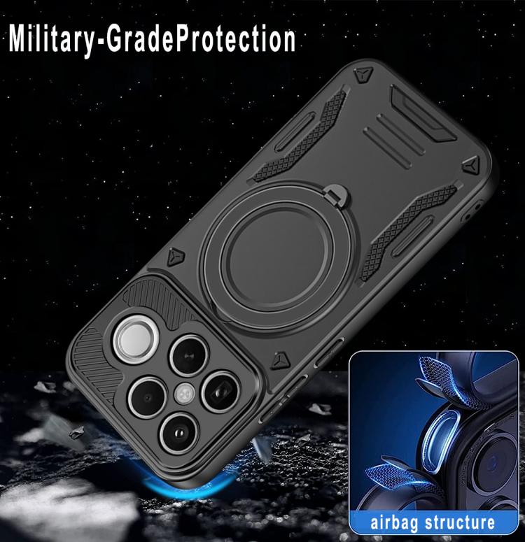 For Redmi K90 Pro Max / Poco F8 Ultra 5G MagSafe 2 in 1 TPU Phone Case with Rotating Holder
