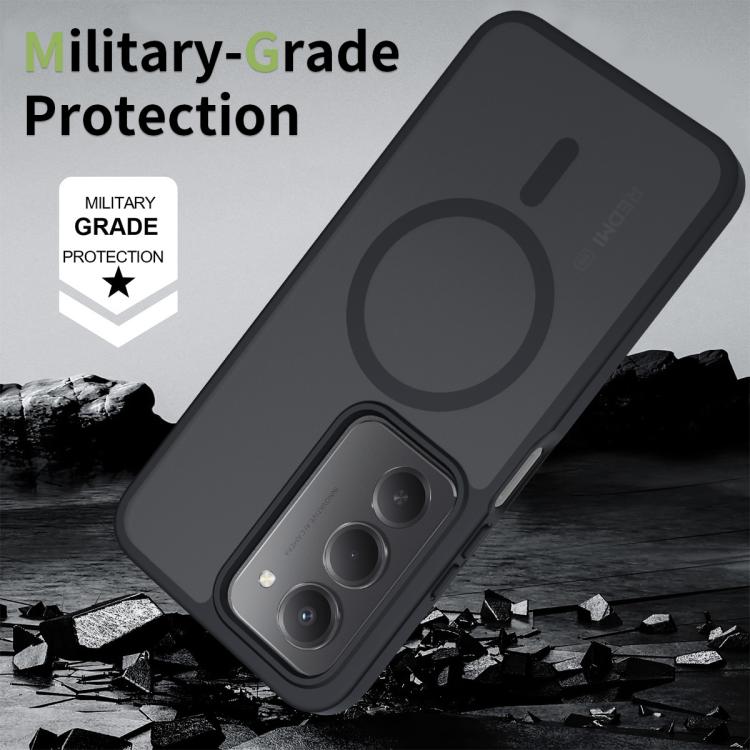 For Redmi 15 5G Global / 15 4G SEA 169.5mm Skin Feel TPU Hybrid PC MagSafe Phone Case