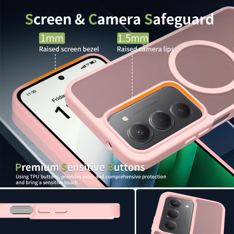 For Redmi 15 5G Global / 15 4G SEA 169.5mm Skin Feel TPU Hybrid PC MagSafe Phone Case