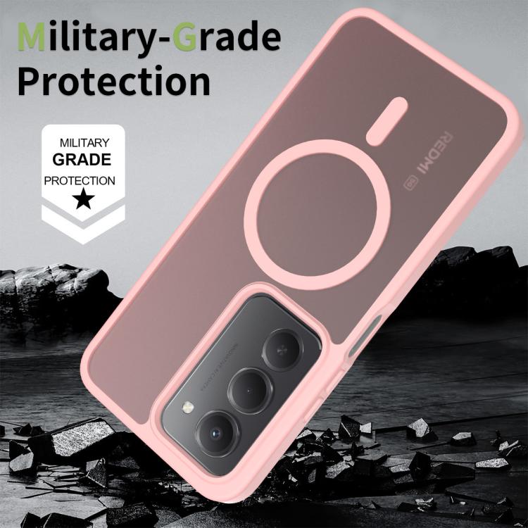 For Redmi 15 5G Global / 15 4G SEA 169.5mm Skin Feel TPU Hybrid PC MagSafe Phone Case