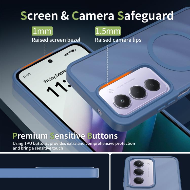 For Redmi 15 5G / 4G EU 171mm Skin Feel TPU Hybrid PC MagSafe Phone Case