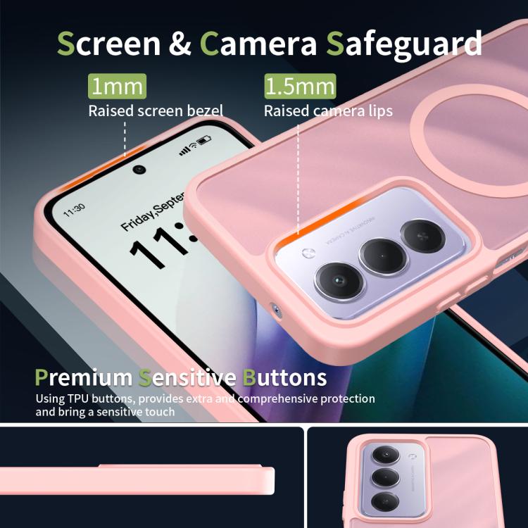 For Redmi 15 5G / 4G EU 171mm Skin Feel TPU Hybrid PC MagSafe Phone Case