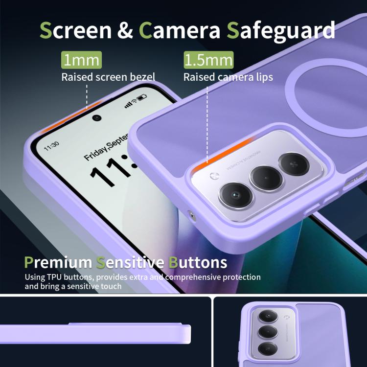 For Redmi 15 5G / 4G EU 171mm Skin Feel TPU Hybrid PC MagSafe Phone Case