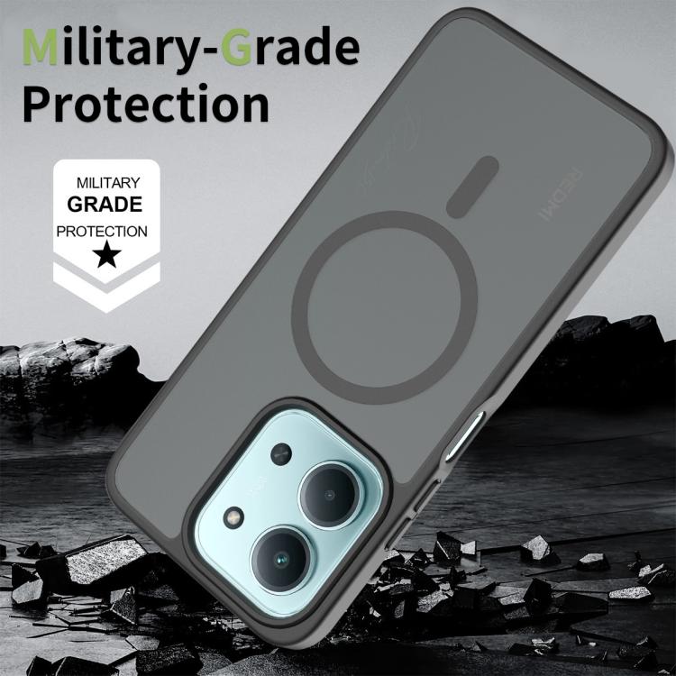 For Redmi 15C 5G / 4G Global 171mm / Poco C85 4G Skin Feel TPU Hybrid PC MagSafe Phone Case