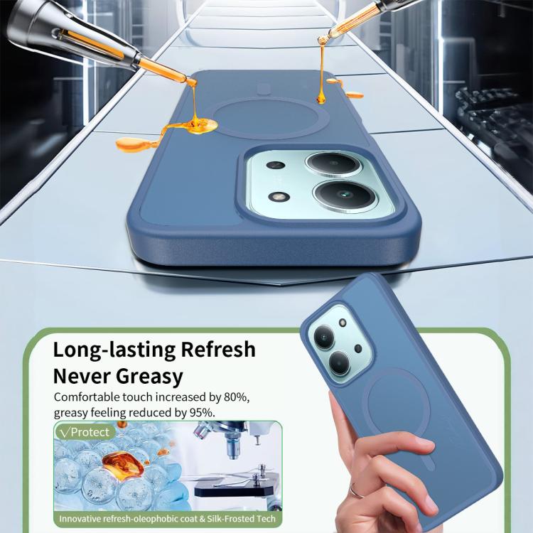 For Redmi 15C 5G / 4G Global 171mm / Poco C85 4G Skin Feel TPU Hybrid PC MagSafe Phone Case