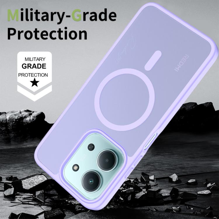 For Redmi 15C 5G / 4G Global 171mm / Poco C85 4G Skin Feel TPU Hybrid PC MagSafe Phone Case