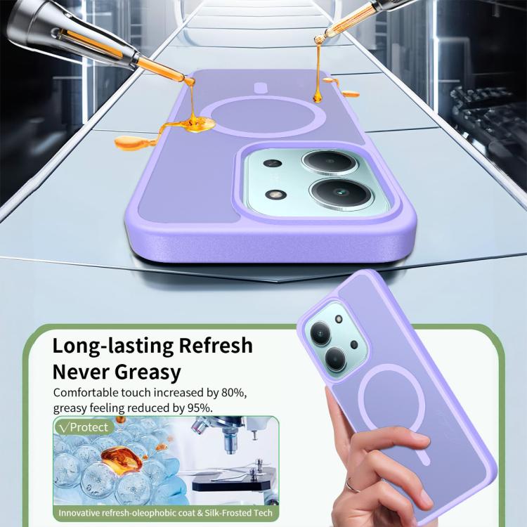 For Redmi 15C 5G / 4G Global 171mm / Poco C85 4G Skin Feel TPU Hybrid PC MagSafe Phone Case