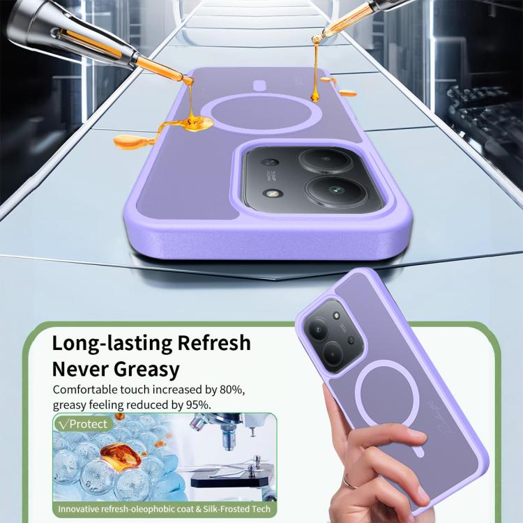 For Redmi 15C 5G / 4G EU 173mm / Poco C85 5G Skin Feel TPU Hybrid PC MagSafe Phone Case