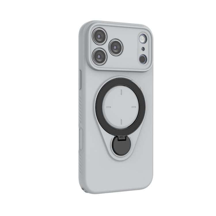 For iPhone 17 Pro Max Ring Shield MagSafe TPU Phone Case with 360 Degree Rotating Holder
