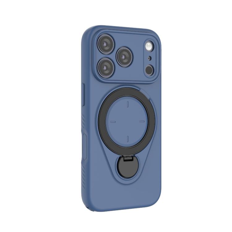 For iPhone 17 Pro Ring Shield MagSafe TPU Phone Case with 360 Degree Rotating Holder