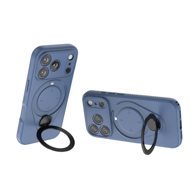 For iPhone 17 Pro Ring Shield MagSafe TPU Phone Case with 360 Degree Rotating Holder