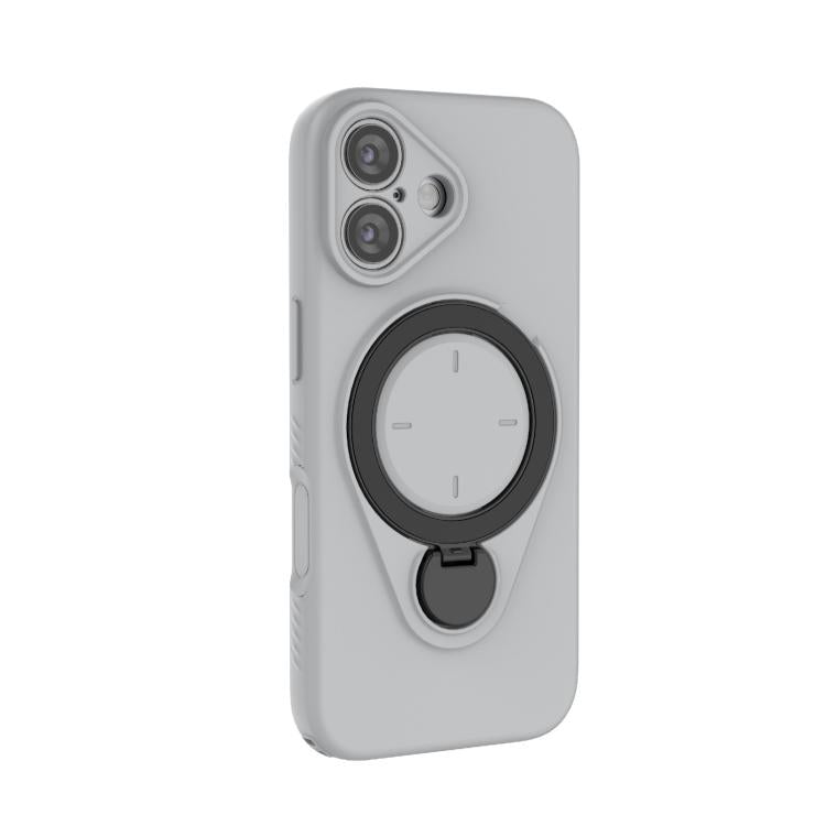 For iPhone 17 Ring Shield MagSafe TPU Phone Case with 360 Degree Rotating Holder