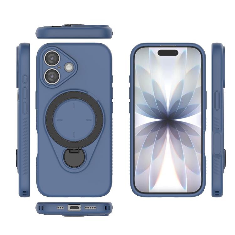For iPhone 17 Ring Shield MagSafe TPU Phone Case with 360 Degree Rotating Holder