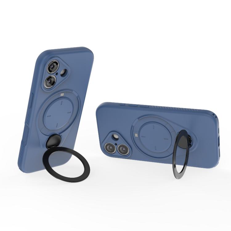 For iPhone 17 Ring Shield MagSafe TPU Phone Case with 360 Degree Rotating Holder