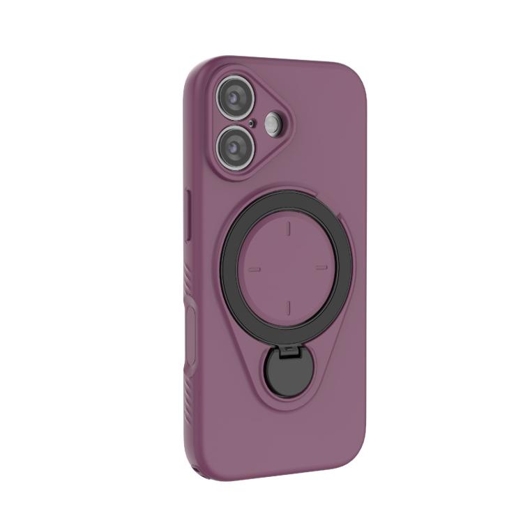 For iPhone 17 Ring Shield MagSafe TPU Phone Case with 360 Degree Rotating Holder
