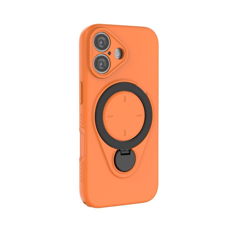 For iPhone 17 Ring Shield MagSafe TPU Phone Case with 360 Degree Rotating Holder