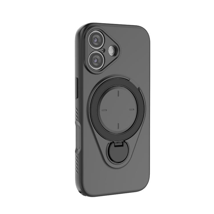 For iPhone 17 Ring Shield MagSafe TPU Phone Case with 360 Degree Rotating Holder