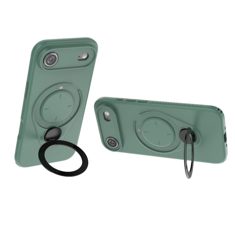 For iPhone Air Ring Shield MagSafe TPU Phone Case with 360 Degree Rotating Holder