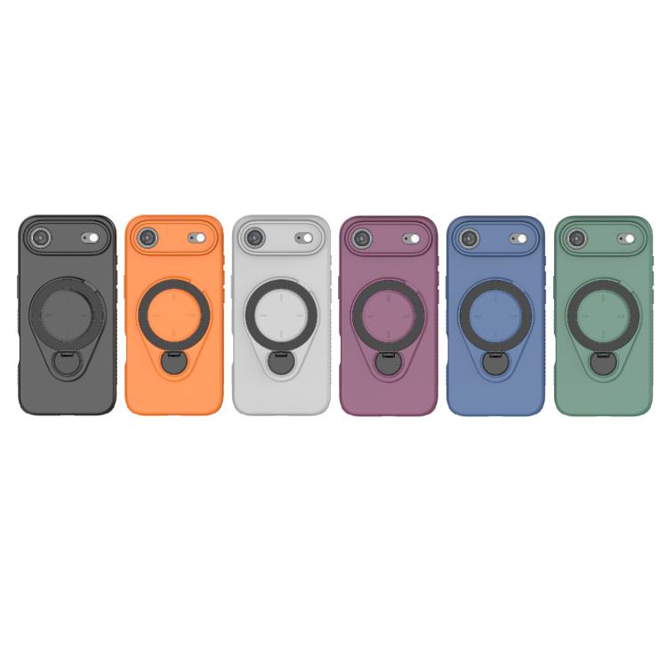 For iPhone Air Ring Shield MagSafe TPU Phone Case with 360 Degree Rotating Holder