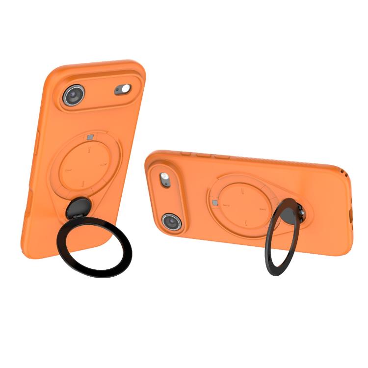 For iPhone Air Ring Shield MagSafe TPU Phone Case with 360 Degree Rotating Holder
