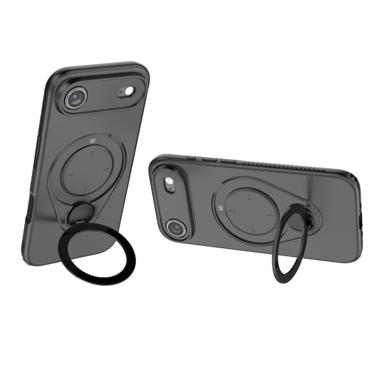 For iPhone Air Ring Shield MagSafe TPU Phone Case with 360 Degree Rotating Holder