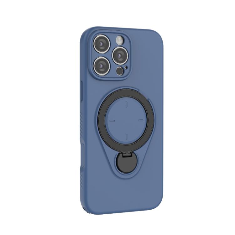 For iPhone 16 Pro Max Ring Shield MagSafe TPU Phone Case with 360 Degree Rotating Holder
