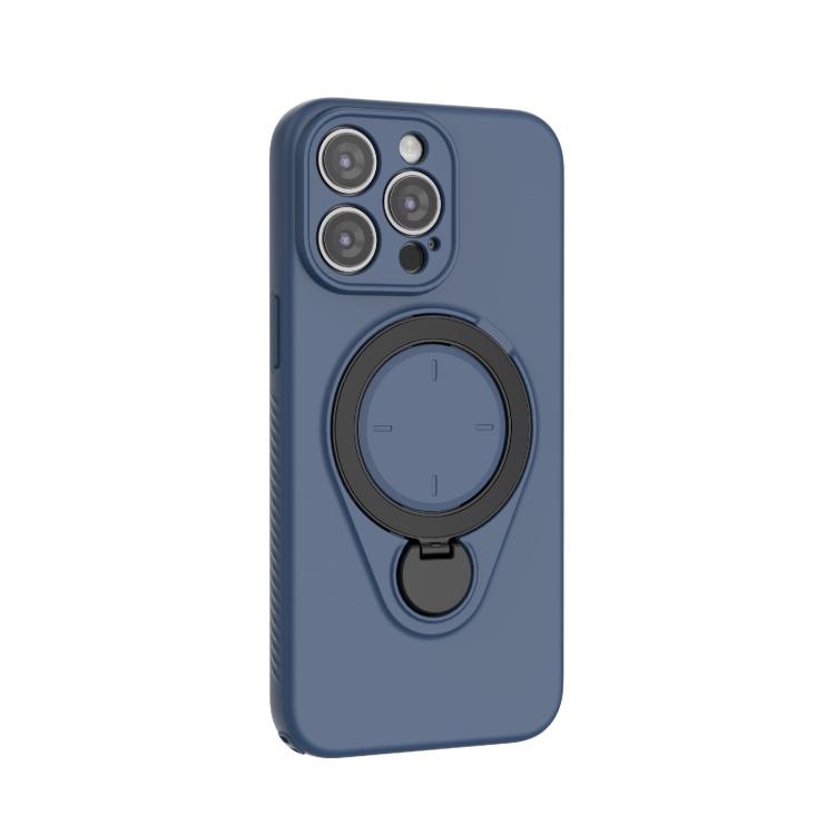 For iPhone 15 Pro Max Ring Shield MagSafe TPU Phone Case with 360 Degree Rotating Holder
