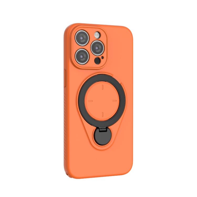 For iPhone 15 Pro Max Ring Shield MagSafe TPU Phone Case with 360 Degree Rotating Holder