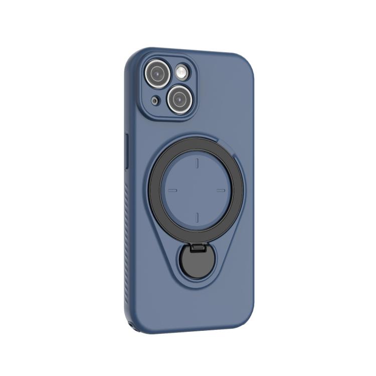 For iPhone 15 Ring Shield MagSafe TPU Phone Case with 360 Degree Rotating Holder