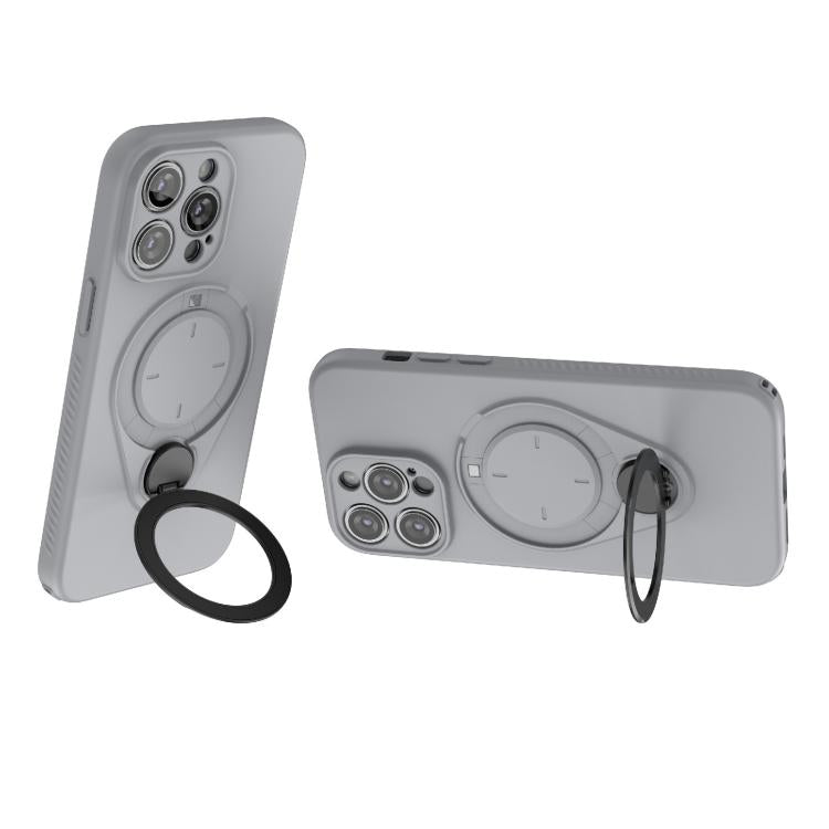 For iPhone 14 Pro Max Ring Shield MagSafe TPU Phone Case with 360 Degree Rotating Holder