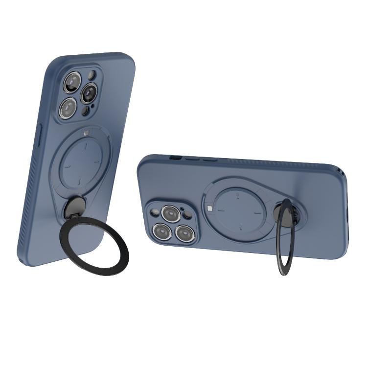 For iPhone 14 Pro Max Ring Shield MagSafe TPU Phone Case with 360 Degree Rotating Holder