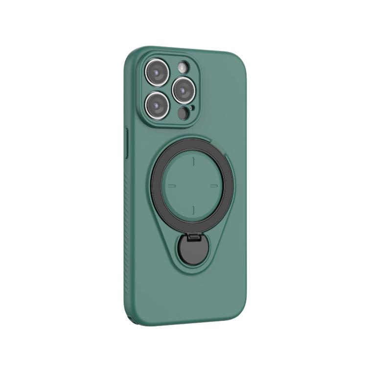 For iPhone 14 Pro Max Ring Shield MagSafe TPU Phone Case with 360 Degree Rotating Holder