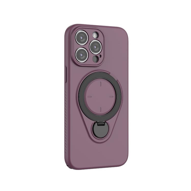 For iPhone 14 Pro Max Ring Shield MagSafe TPU Phone Case with 360 Degree Rotating Holder
