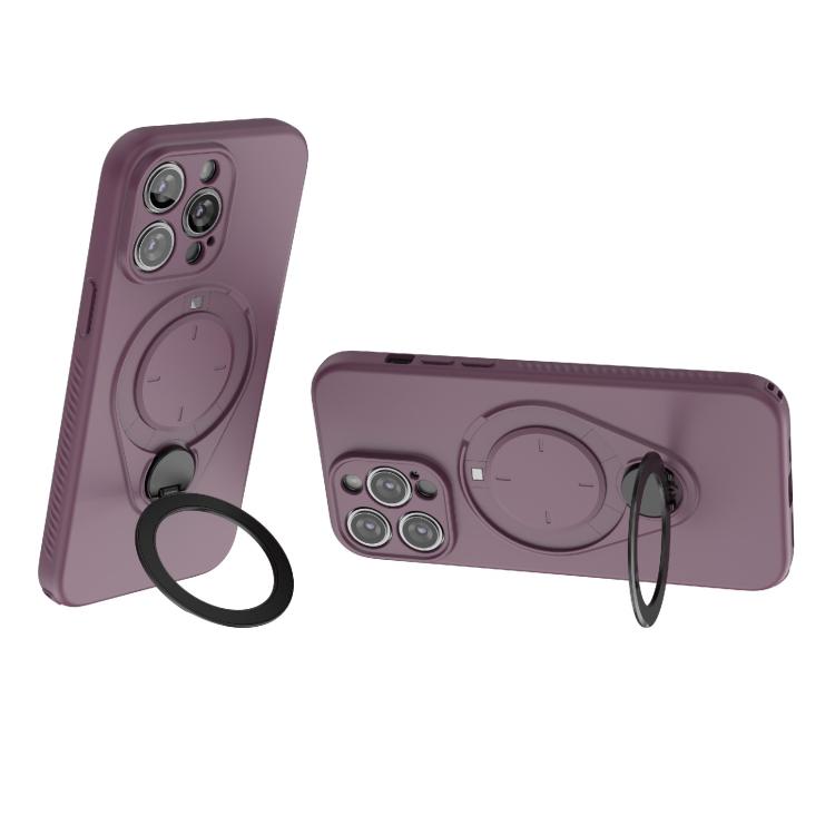 For iPhone 14 Pro Max Ring Shield MagSafe TPU Phone Case with 360 Degree Rotating Holder
