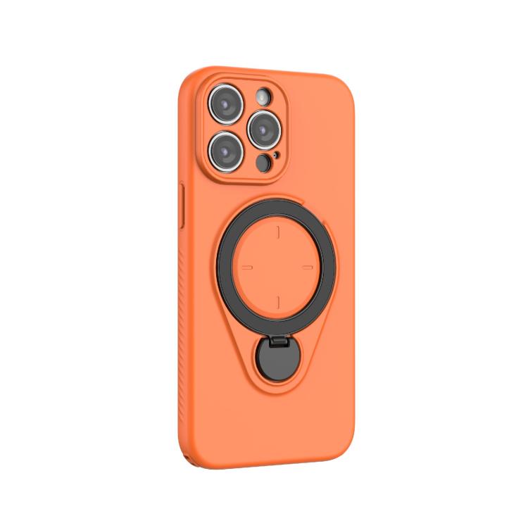 For iPhone 14 Pro Max Ring Shield MagSafe TPU Phone Case with 360 Degree Rotating Holder
