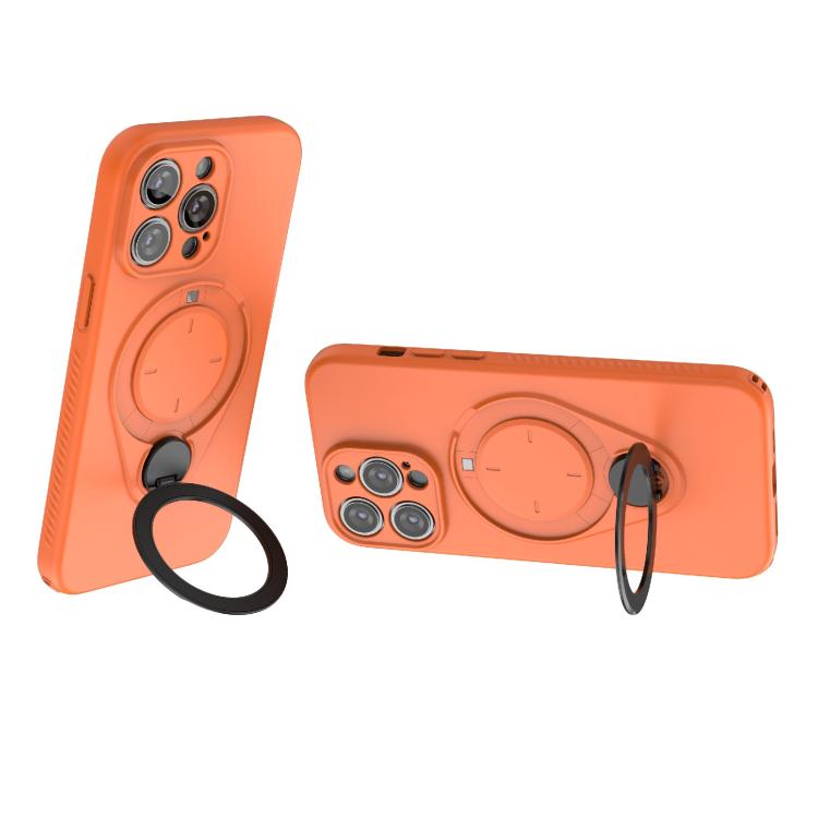 For iPhone 14 Pro Max Ring Shield MagSafe TPU Phone Case with 360 Degree Rotating Holder
