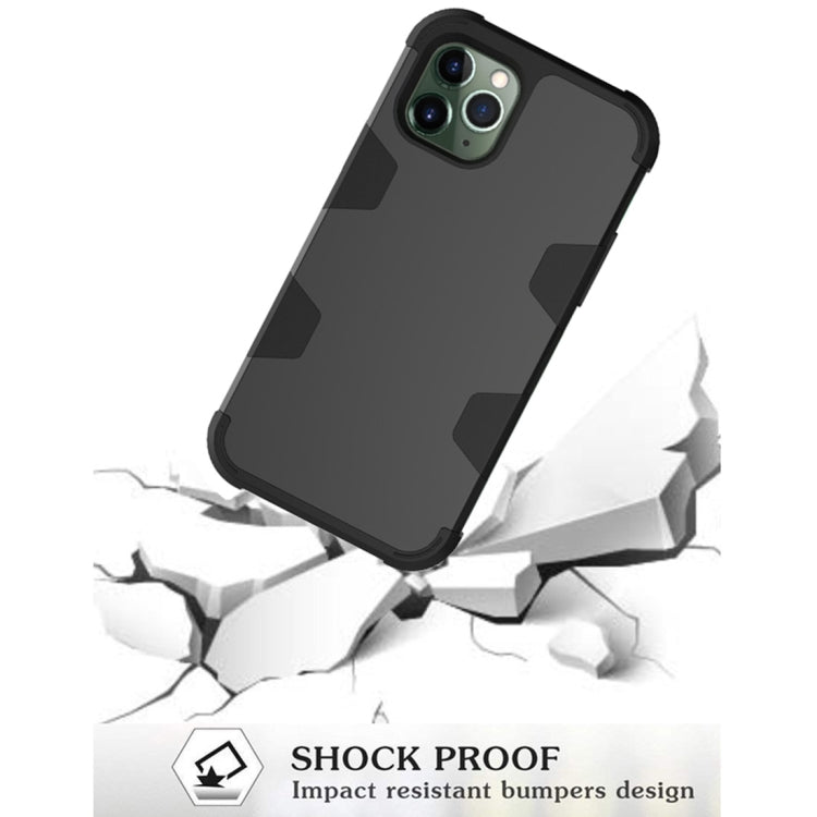 For iPhone 12 Pro Max Contrast Color Silicone + PC Shockproof Case