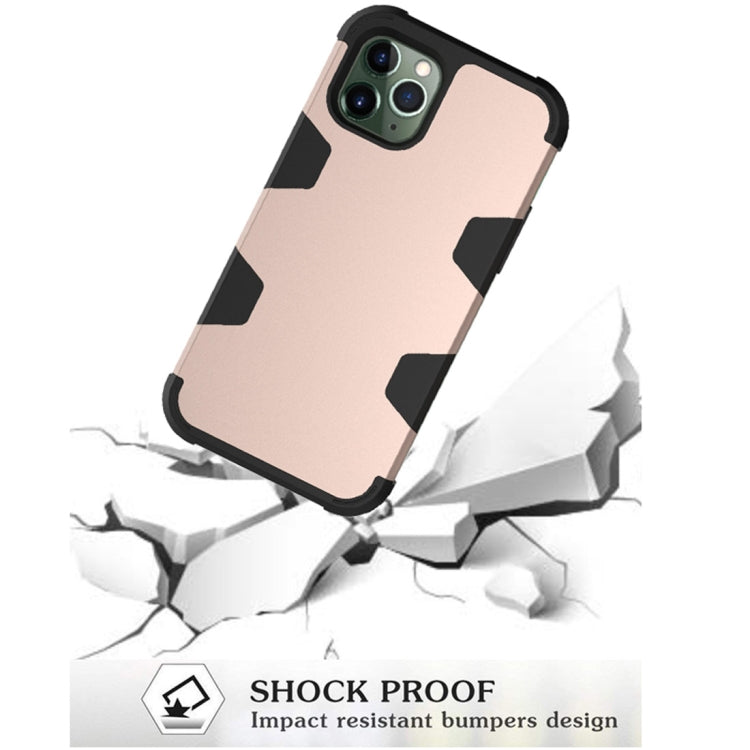 For iPhone 12 Pro Max Contrast Color Silicone + PC Shockproof Case