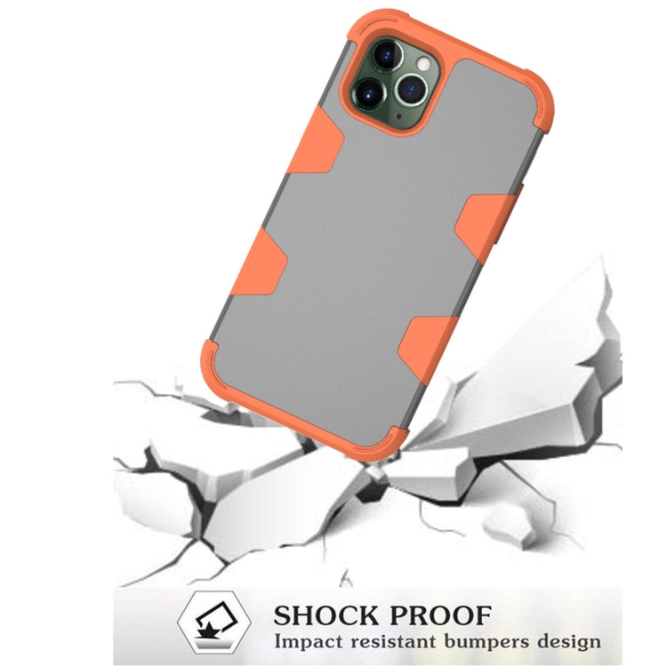 For iPhone 12 Pro Max Contrast Color Silicone + PC Shockproof Case