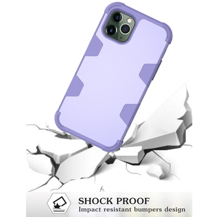 For iPhone 12 Pro Max Contrast Color Silicone + PC Shockproof Case