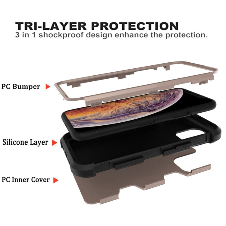 For iPhone 12 mini Contrast Color Silicone + PC Shockproof Case